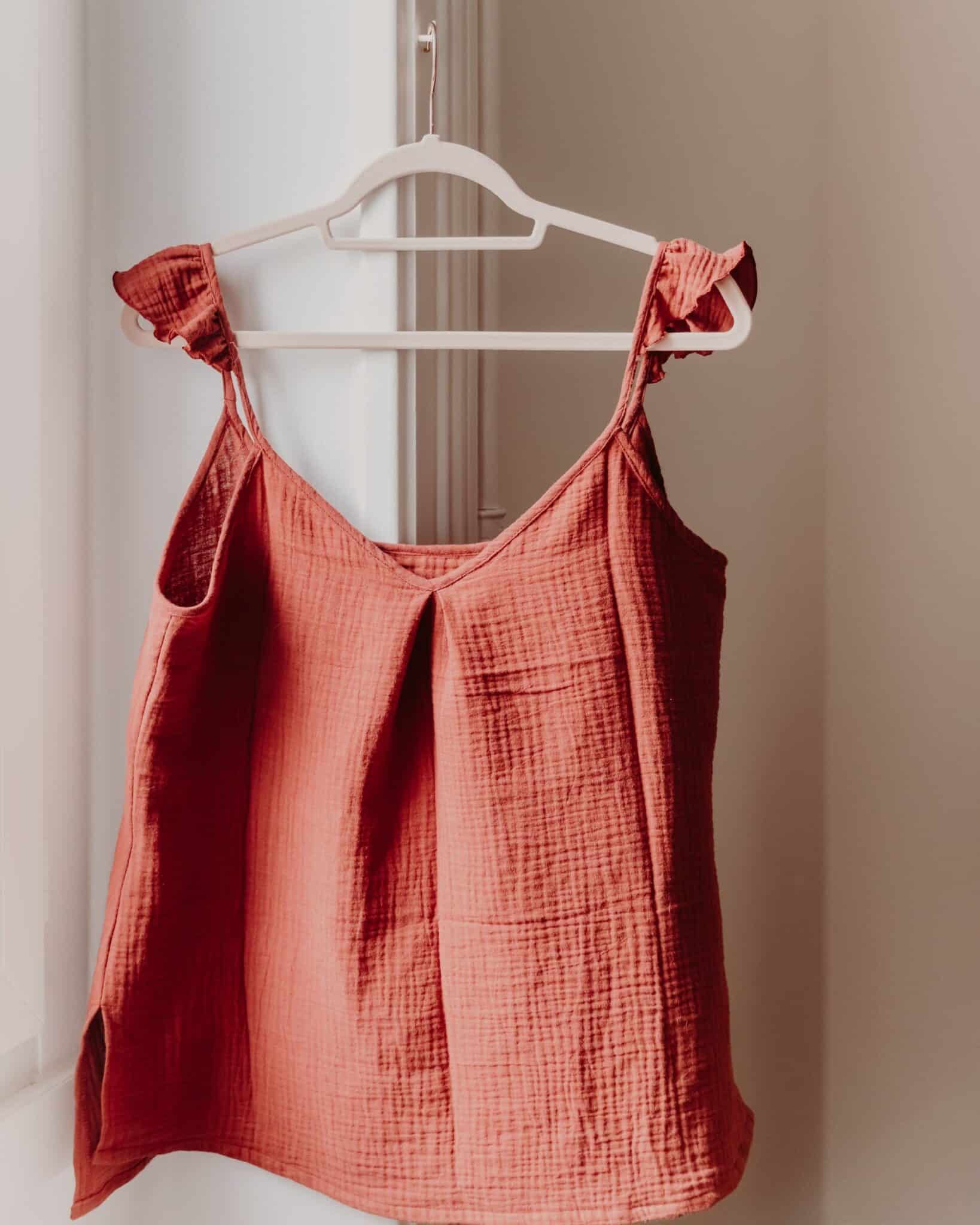 coudre son débardeur à volants