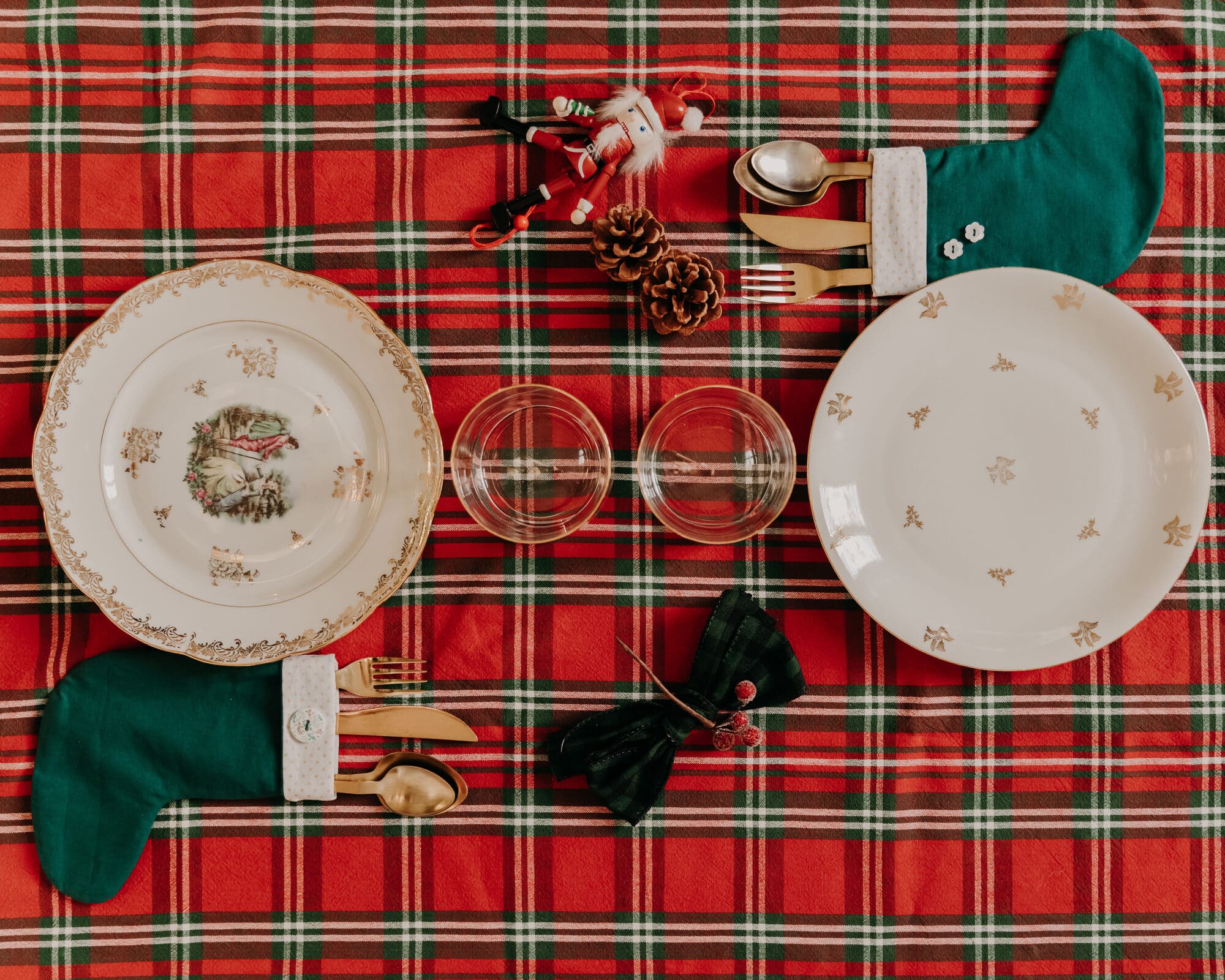 coudre un porte couverts de noel